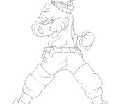 Coloriage Midoriya My hero academia &agrave; imrpimer