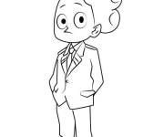 Coloriage Minoru Mineta anime de My hero academia
