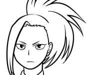 Coloriage Momo Yaoyorozu de My hero academia