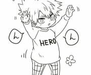 Coloriage My hero academia chibi