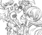 Coloriage My hero academia dessin haute qualit&eacute;