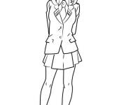 Coloriage My Hero Academia Ochaco Uraraka