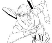 Coloriage My hero academia Tenya Iiida