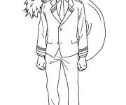 Coloriage Ojiro Mashirao d'anime My hero academia