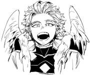 Coloriage Personnage confiant de My hero academia