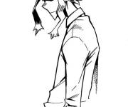 Coloriage Personnage Omnipotent malheureux
