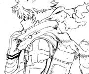 Coloriage Photo de personnage d'anime Izuku Midoriya