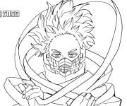 Coloriage Portrait de Hitoshi Shinso dans MHA