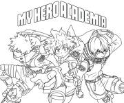 Coloriage Poster My Hero Academia