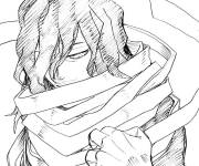 Coloriage Shota recouvert de bandages My hero academia