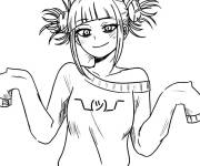 Coloriage Toga Himiko de la manga My Hero Academia