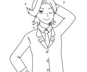 Coloriage Yuga Aoyama My hero academia