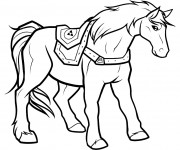 Coloriage Nintendo Cheval