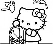 Coloriage et dessins gratuit Nintendo Hello Kitty à imprimer