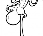 Coloriage Nintendo Koopa Troopa vecteur