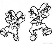Coloriage Nintendo Super Mario