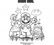 Coloriage Nintendo Super Mario Bros