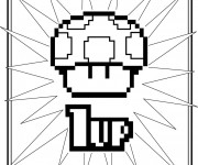 Coloriage Nintendo Toad pour enfant