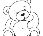 Coloriage Gros jouet Nounours