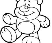 Coloriage et dessins gratuit Jouet nounours qui fait rire à imprimer