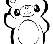 Coloriage Nounours en peluche adorable