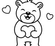 Coloriage Nounours rigolo
