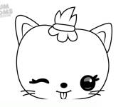 Coloriage et dessins gratuit Chat Mallow Jelly de Num Noms à imprimer