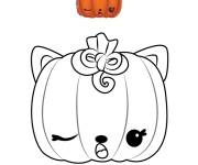 Coloriage et dessins gratuit Citrouille Paula de Num Noms 3 à imprimer