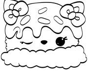 Coloriage Clin d'oeil de Sara strawberry Num Noms 2