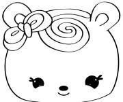 Coloriage Cupcake kawaii de Num Noms