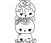 Coloriage Ice Cream de Num Noms