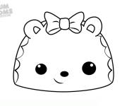 Coloriage et dessins gratuit Mintee Go-Go souriante de Num Noms à imprimer