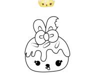 Coloriage Nana Cream Num Noms s&eacute;rie 1