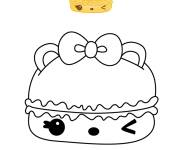 Coloriage Nana Creme Gloss-Up en jaune