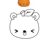 Coloriage et dessins gratuit Oscar Orange de Num Noms 3 à imprimer