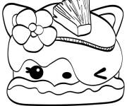 Coloriage Pina Aloha de la saison 2 de Num Noms
