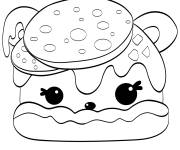 Coloriage Pizza Peppy Roni de la s&eacute;rie 2 de Num Noms