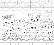 Coloriage S&eacute;rie de jouets mignons Num Noms