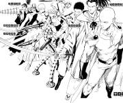 Coloriage Affiche de l'anime One-Punch Man