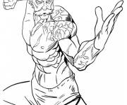 Coloriage Bang Silver Fangde One Punch Man