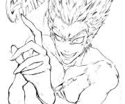 Coloriage Garou dessin&eacute; &agrave; la main