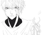 Coloriage Genos bless&eacute;