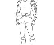 Coloriage Genos le Cyborg D&eacute;mon