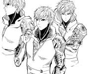 Coloriage Genos tout fort