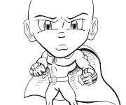 Coloriage et dessins gratuit Saitama Chibi à imprimer