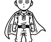 Coloriage Saitama petite section