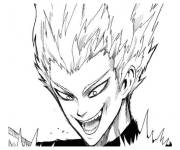 Coloriage Visage de Garou