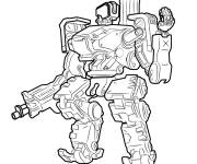 Coloriage Bastion Overwatch