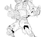Coloriage Chacal overwatch
