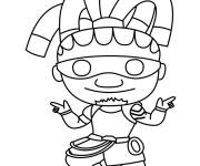 Coloriage et dessins gratuit Chibi soldat Overwatch imprimable à imprimer
